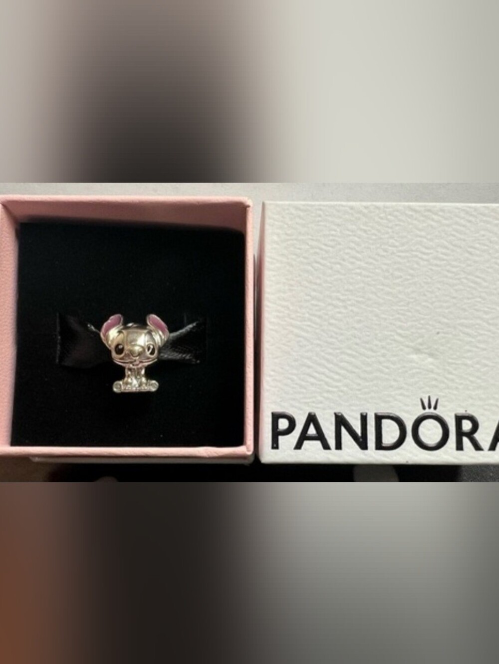 PANDORA × DISNEY LILO & STITCH SLIDE ON CHARM WITH CHARM BOX AND POUCH! - Picture 3 of 10